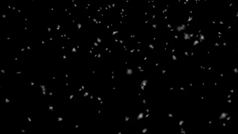 Snow Aerial Falling Down - Medium Shot - Seamless Loop Stock Footage 120873831