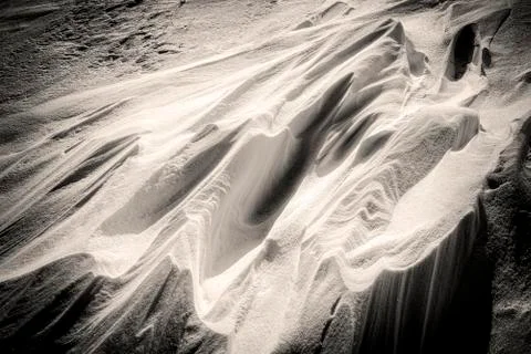 Snow After a Blizzard Stock Photos