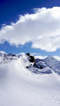 Snow alps mountains Stock Photos