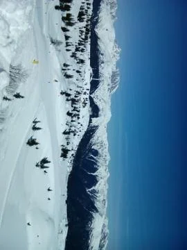 Snow on the Alps Stock Photos
