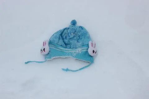Snow and the clothes Stock Photos