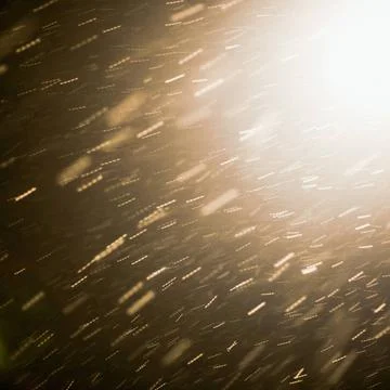 Snow and light background Falling snow and light in the night, use for win... Stock Photos