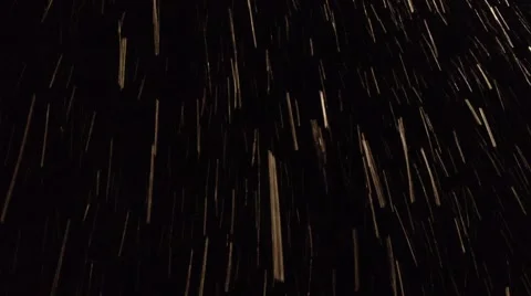 Snow and sleet fall on a cold Christmas night during the December holidays in Stock Footage 68501444