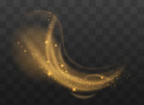 Snow and wind on a transparent background. White gradient decorative element Illustrazione stock
