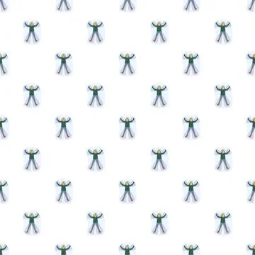 Snow angel pattern illustrating winter fun and activity 스톡 일러스트