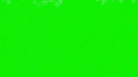Snow Animated Isolated Green Screen Stock Video Video stock 337045565