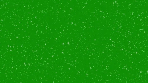 Snow Animation Falling Green Screen Видео 331696366