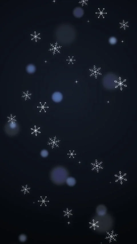 Snow animation falling snowflakes winter holiday loop motion graphic Stock Footage 346642200