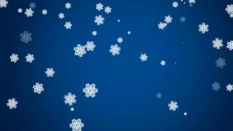 Snow animation 動画素材 85695322