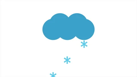 Snow animation. Stock Footage 219458734