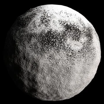 Snow Asteroid Stock Illustration