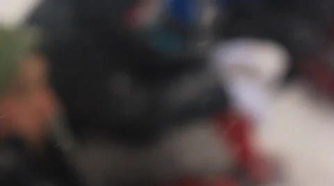 Snow on the background Stock Footage 33300149