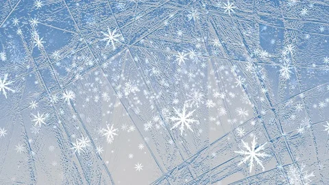 Snow Background Video stock 83484192