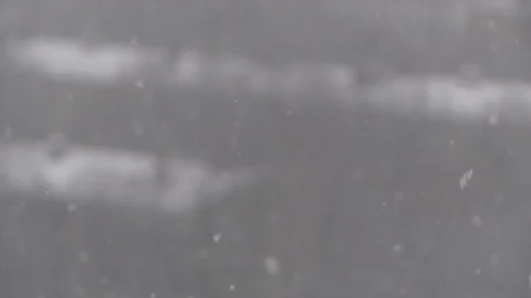 Snow on the background of the house Stock Footage 101663240