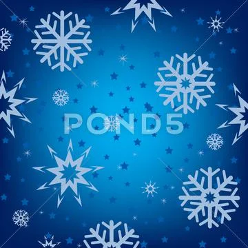 Snow background Stock Illustration