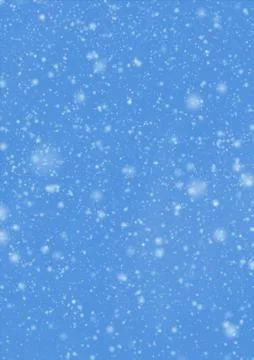 Snow Background Stock Illustration