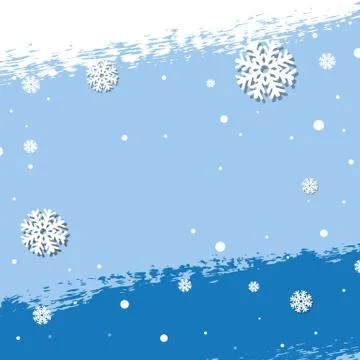 Snow Background Stock Illustration