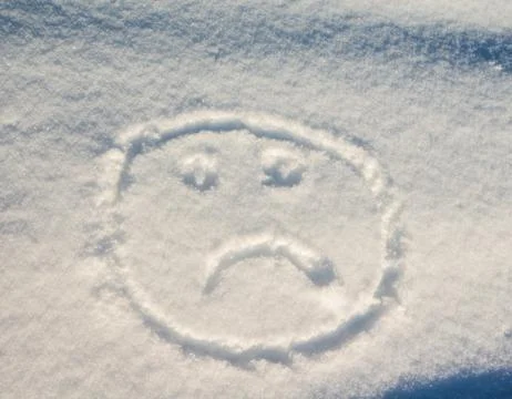 Snow background with picture Stock Photos