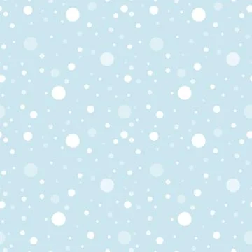 Snow background - simple seamless winter texture. Vector illustration. Illustrazione stock