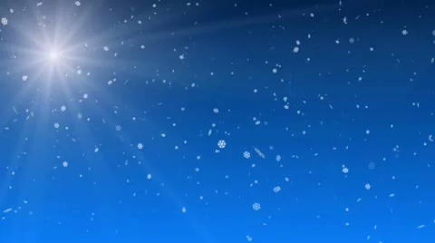 Snow on the background of sunny sky. 動画素材 10306925