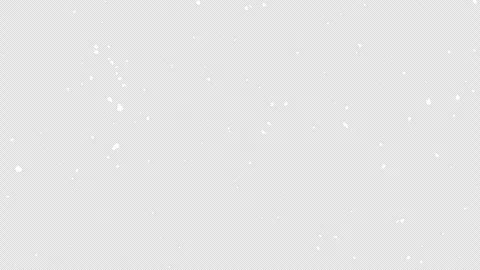 Snow Ball effect Dust particles seamless loop With alpha channel Stock Footage 310645452