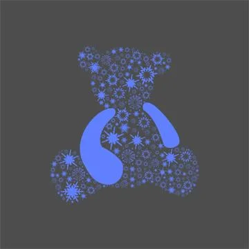 Snow bear Stock Illustration