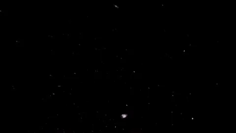 Snow on black background Stock Footage 85390185