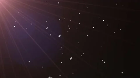 Snow on black background Vídeo Stock 139051390
