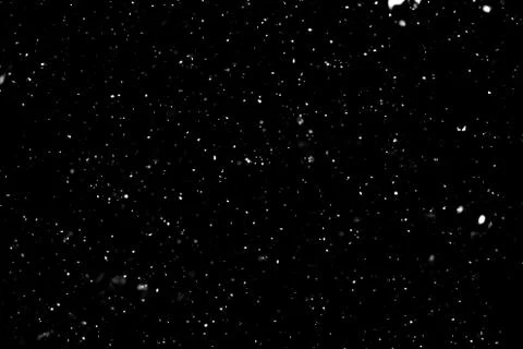 Snow on black background Stock Photos