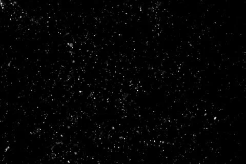 Snow on black background 스톡 사진