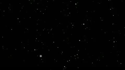 Snow on Black Matte - Falling Slowly Stock Footage 11475702