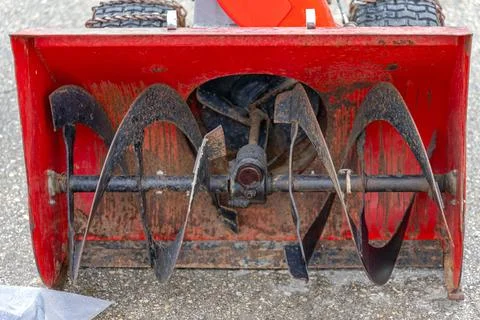 Snow Blower Blades Stock Photos