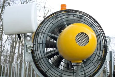 Snow blower device Stock Photos