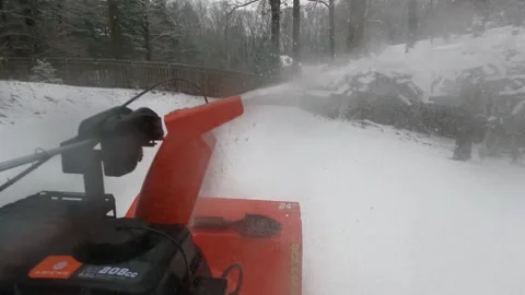 Snow Blower Video stock 304714244
