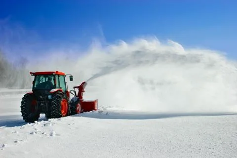 Snow blower Stock Photos