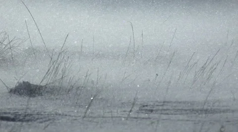 Snow blown by the wind in the mountains, uhd stock video 스톡 동영상 45976360