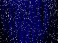 Snow Blue 04 keep falling Loop Web Footage