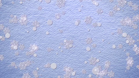 Snow  On Blue Paper Stock Footage 164103987