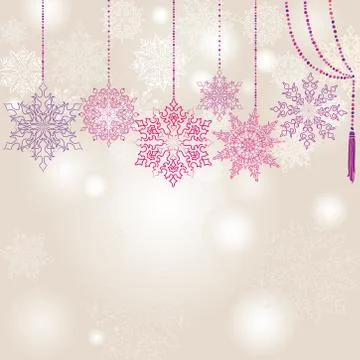 Snow blur pattern. Christmas Winter holiday snowy nature background Stock Illustration