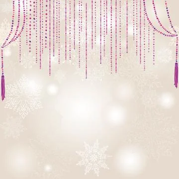 Snow blur pattern. Christmas Winter holiday snowy nature background Stock Illustration