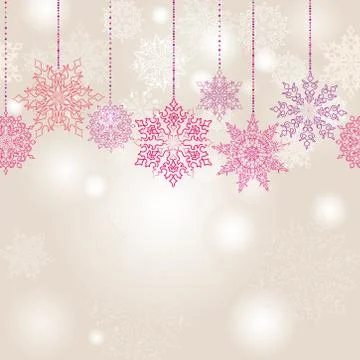 Snow blur seamless pattern Christmas Winter holiday snow background Stock Illustration