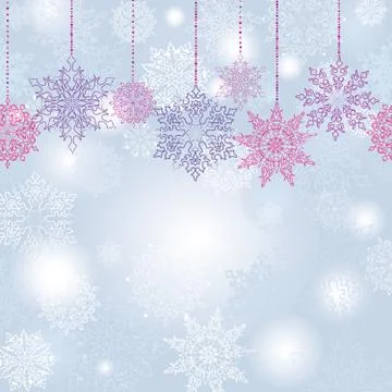 Snow blur seamless pattern Christmas Winter holiday snow background Illustrazione stock