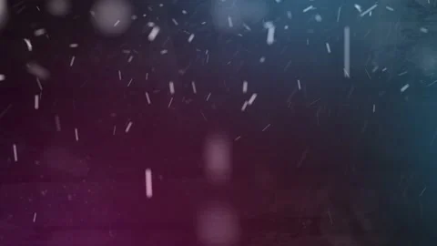 Snow with bokeh 46 Stock Footage 227339584