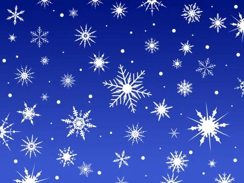 Snow Border blue Stock Illustration
