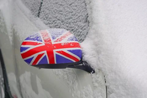 Snow in Britain Stock Photos