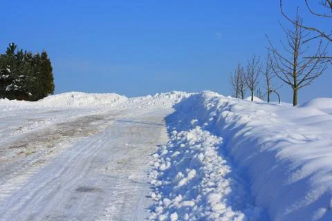 Snow calamity Stock Photos