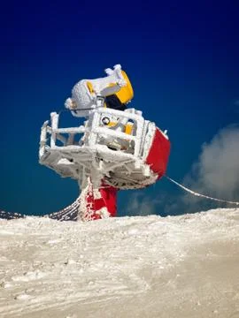 Snow canon Stock Photos