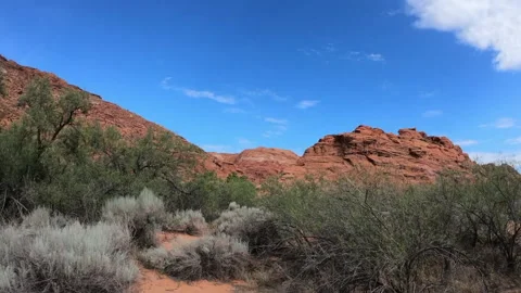 Snow Canyon State Park Timelapse - No Sound Stock Footage 203845689