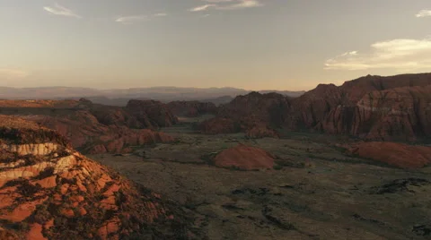 Snow Canyon Sunset 4k 스톡 동영상 40752124