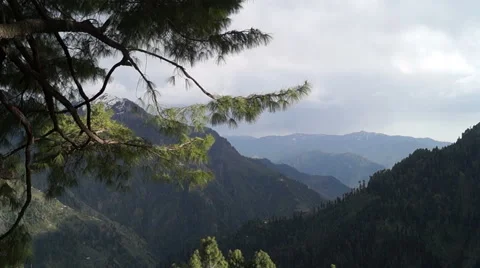 Snow Caped Mountains View Stock Footage 49909556